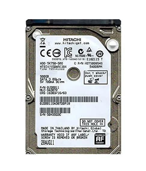 Hitachi 0J20011 500GB 3Gb/s SATA