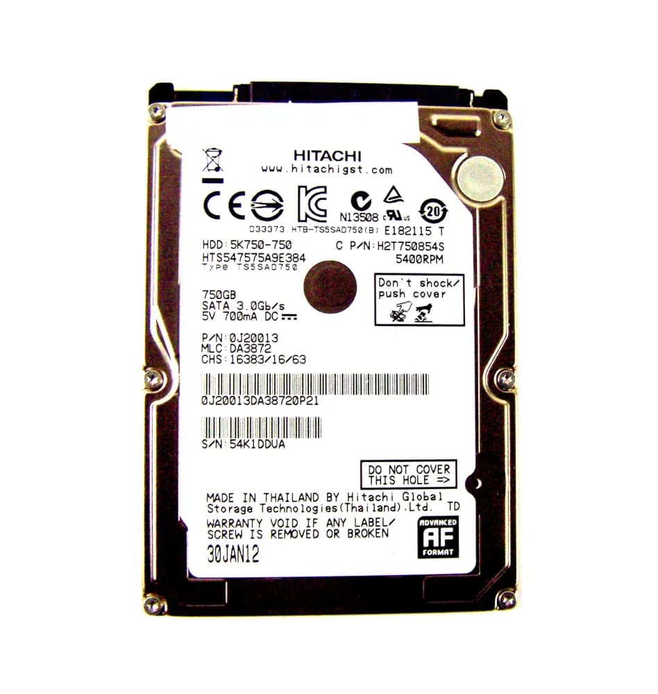 Hitachi 0J20013 750GB 3Gb/s SATA