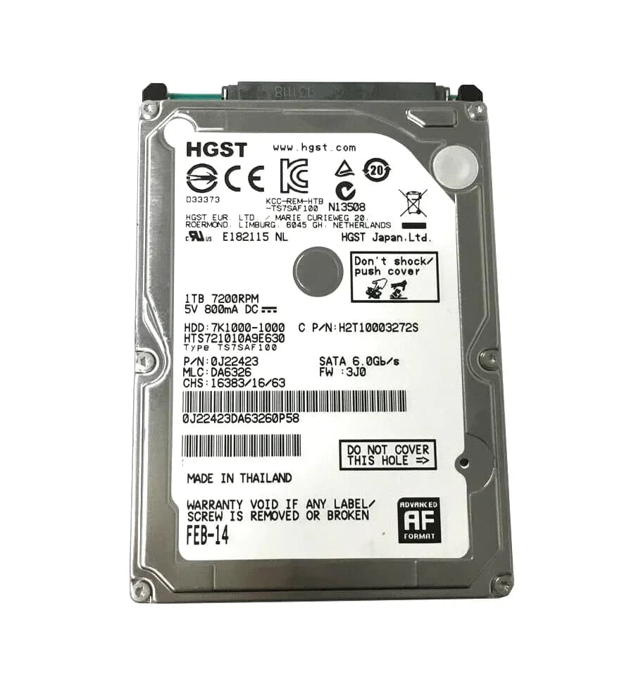 HGST 0J22423 1TB 6Gb/s SATA
