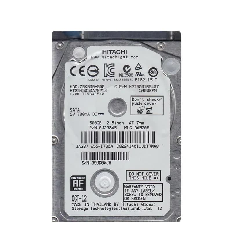 HGST 0J23845 500GB 3Gb/s SATA