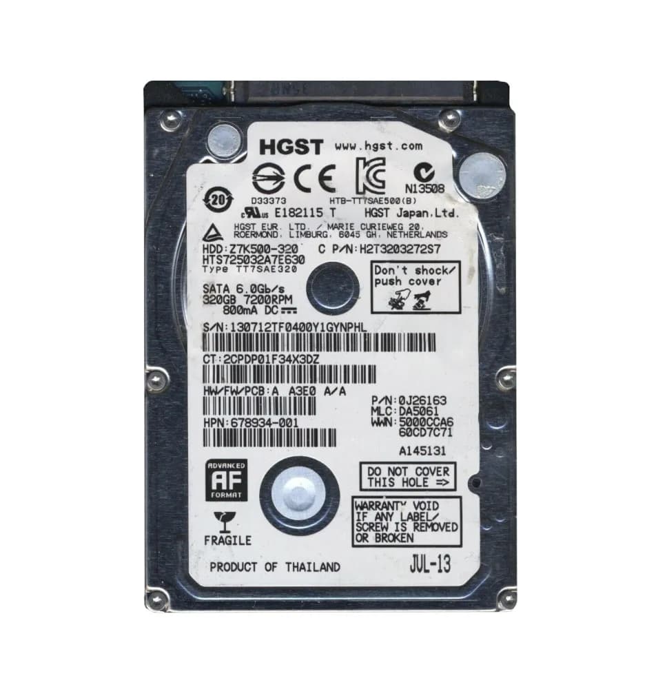 HGST 0J26163 320GB 6Gb/s SATA