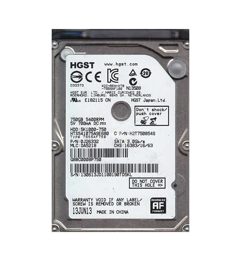 HGST 0J26332 750GB 6Gb/s SATA
