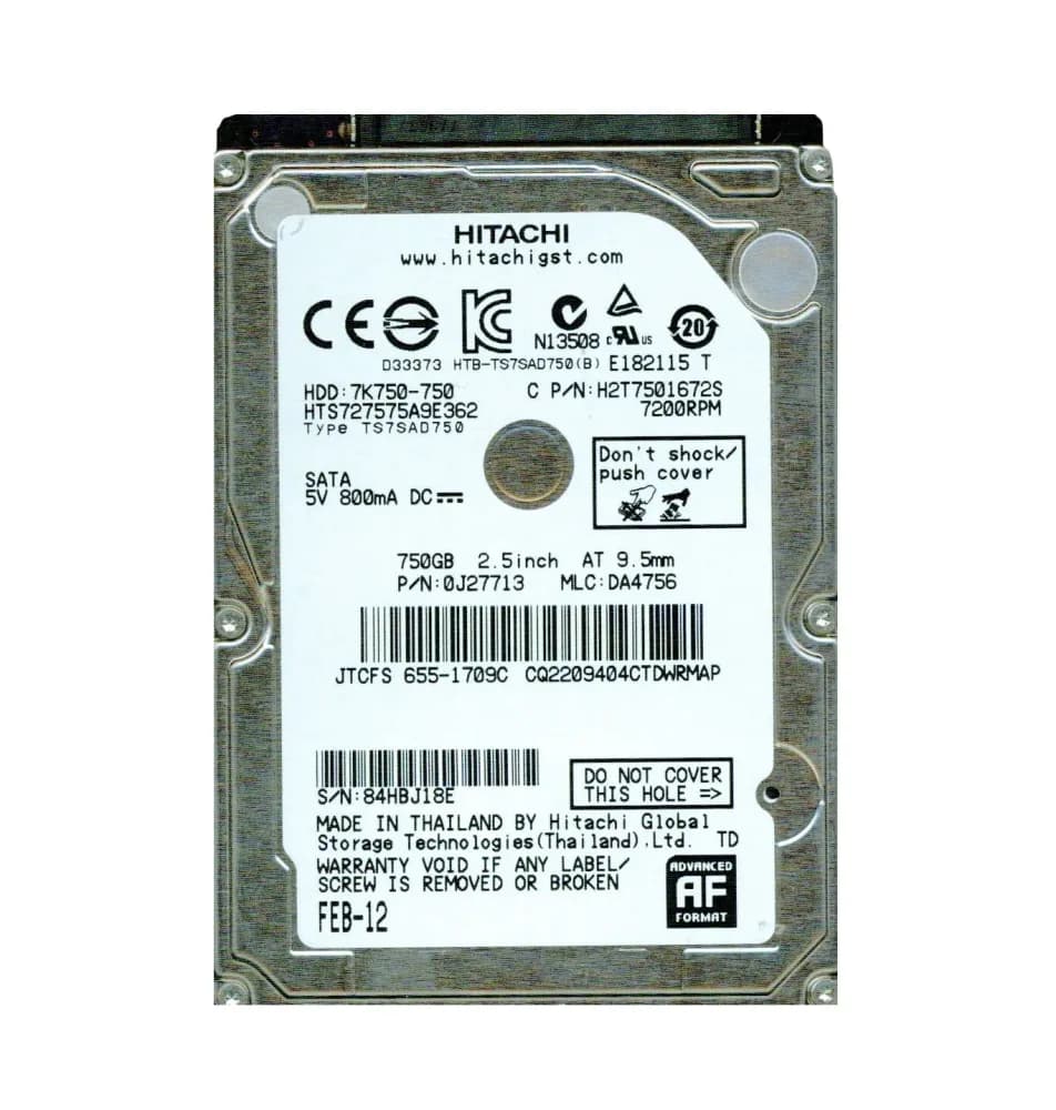 HGST 0J27713 750GB 3Gb/s SATA