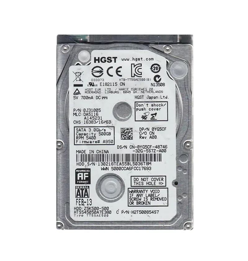 HGST 0J31005 500GB 3Gb/s SATA
