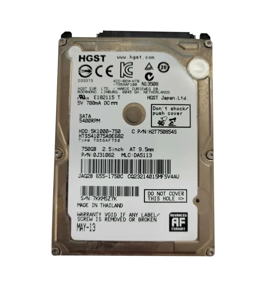 HGST 0J31062 750GB 6Gb/s SATA