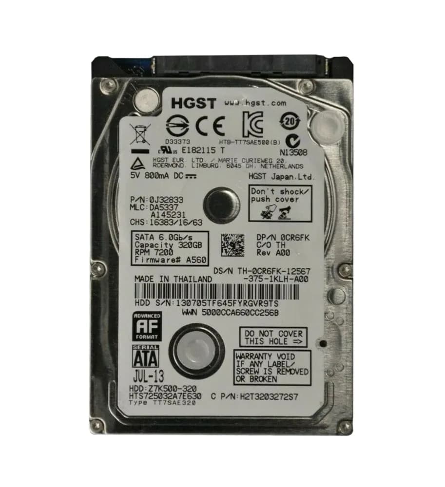 HGST 0J32833 320GB 6Gb/s SATA