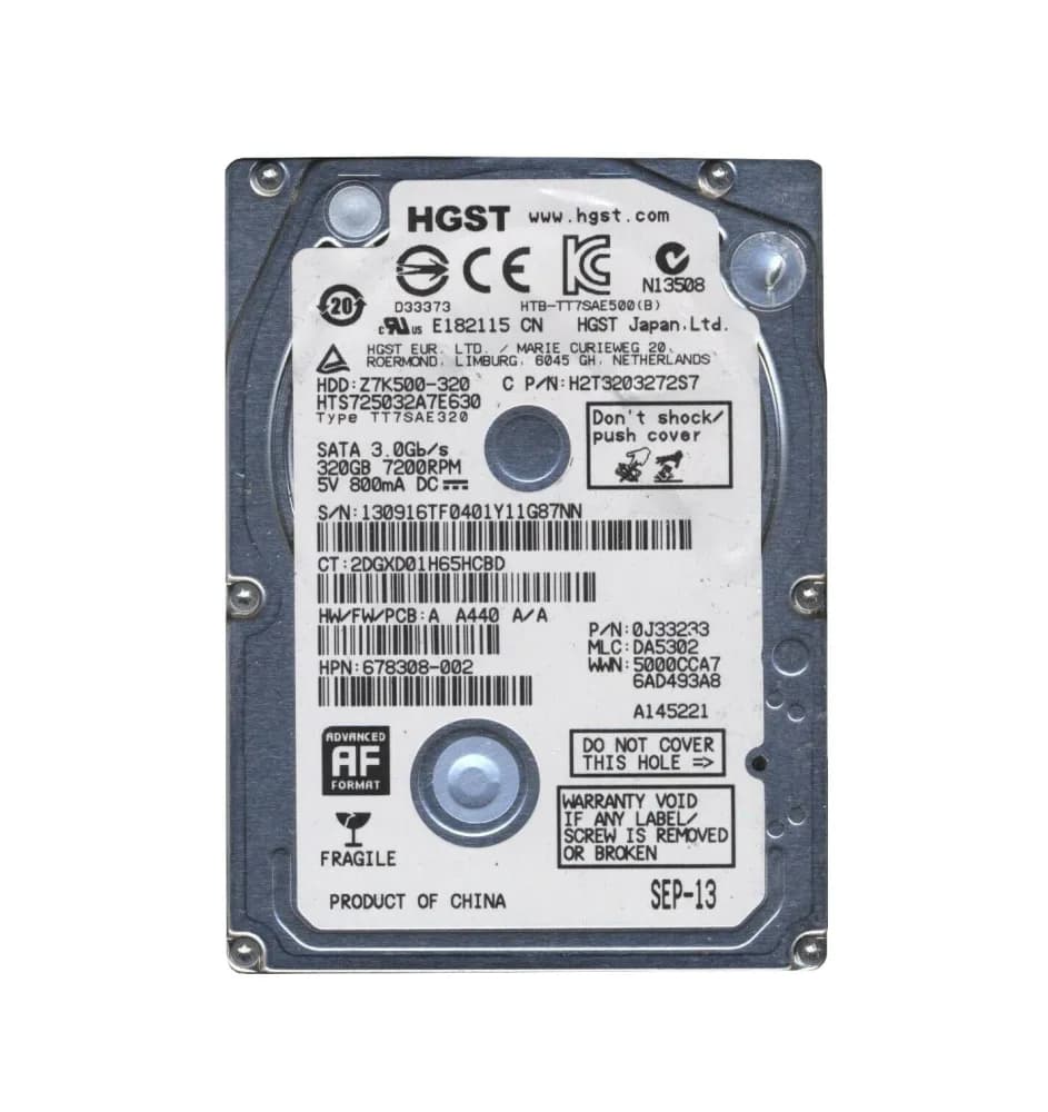 HGST 0J33233 320GB 6Gb/s SATA