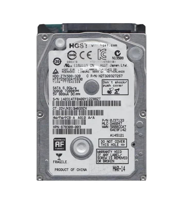 HGST 0J37133 320GB 6Gb/s SATA