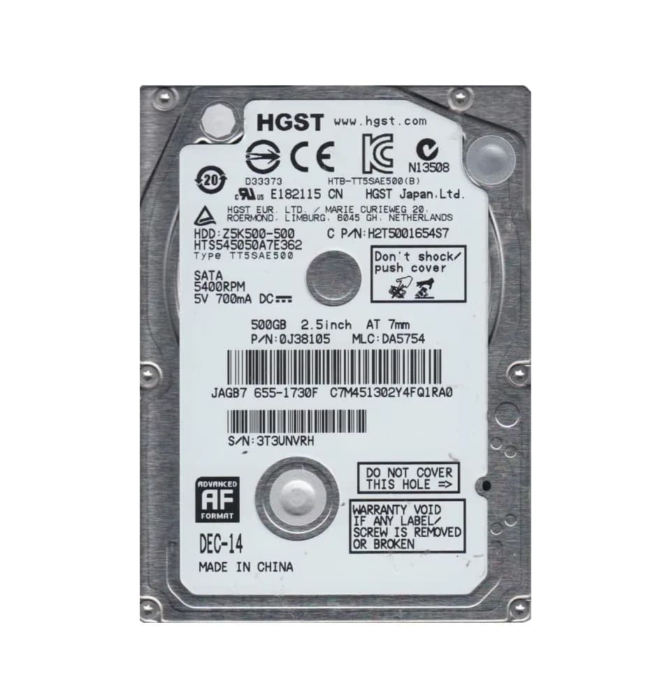 HGST 0J38105 500GB 3Gb/s SATA