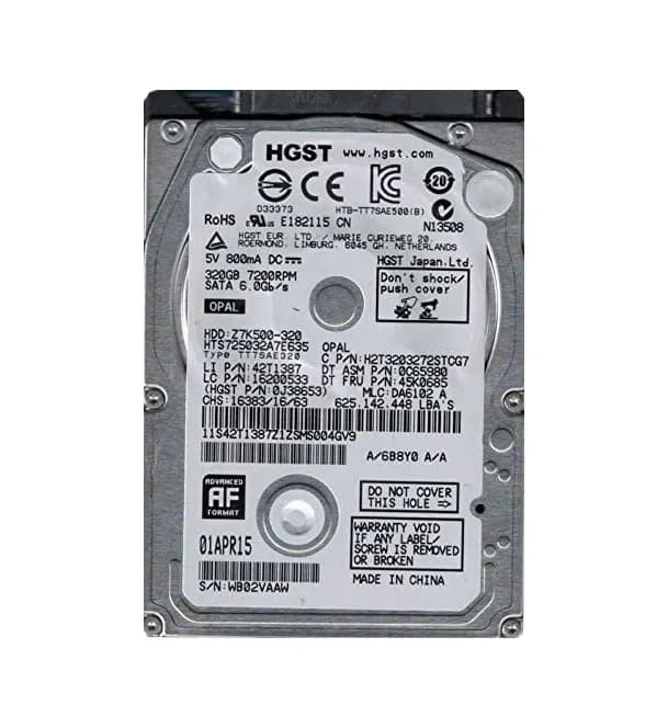 HGST 0J38653 320GB 6Gb/s SATA