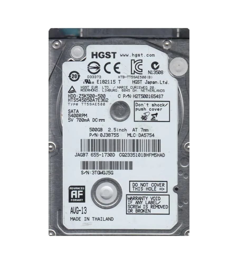 HGST 0J38755 500GB 3Gb/s SATA