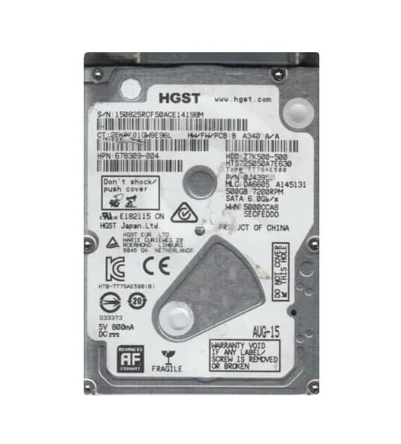 HGST 0J43955 500GB 6Gb/s SATA