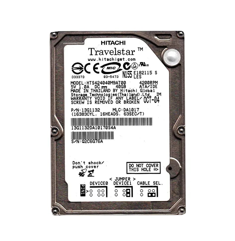 Hitachi 13G1132 40GB IDE Ultra ATA/100 (ATA-6)