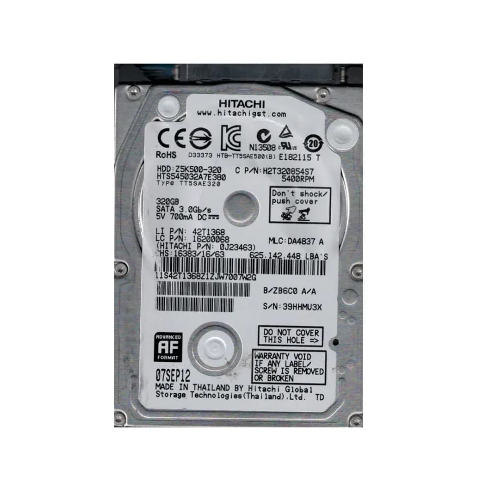 Lenovo 16200068 320GB 3Gb/s SATA