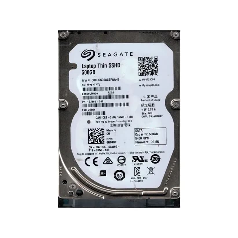 Seagate 1EJ162-042 500GB 6Gb/s SATA