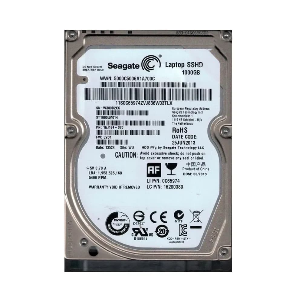 Seagate 1EJ164-070 1TB 6Gb/s SATA