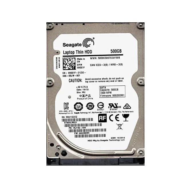 Seagate 1KJ152-030 500GB 6Gb/s SATA