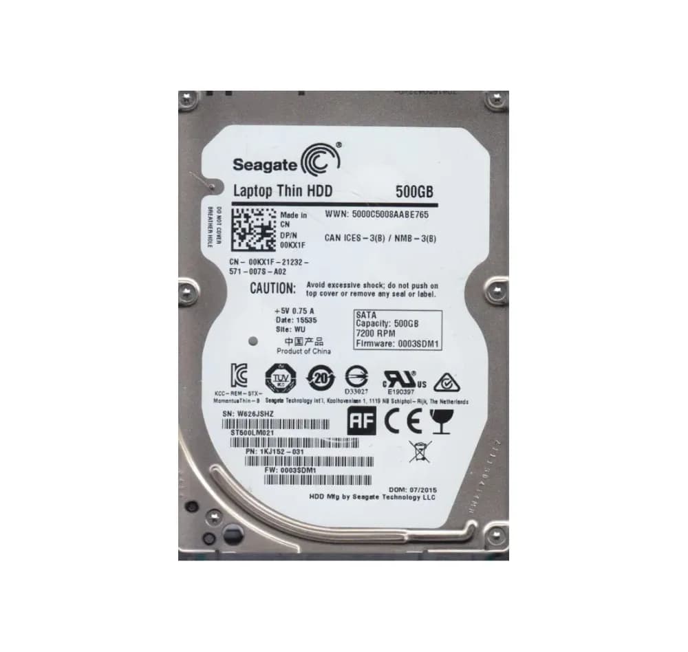 Seagate 1KJ152-031 500GB 6Gb/s SATA