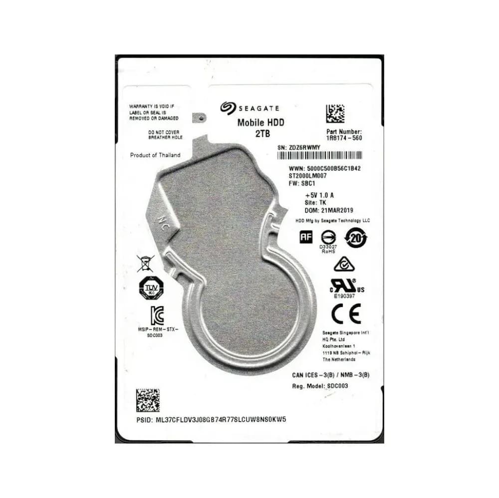 Seagate 1R8174-560 2TB 6Gb/s SATA