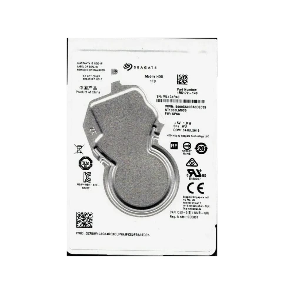 Seagate 1RK172-146 1TB 6Gb/s SATA