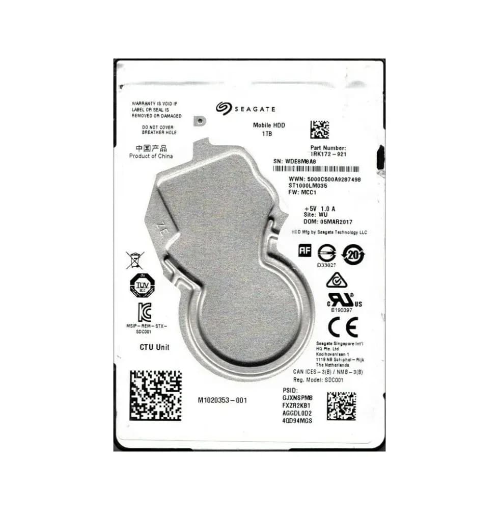 Seagate 1RK172-921 1TB 6Gb/s SATA
