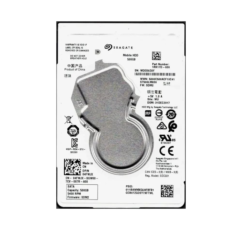 Seagate 1RK17D-030 500GB 6Gb/s SATA