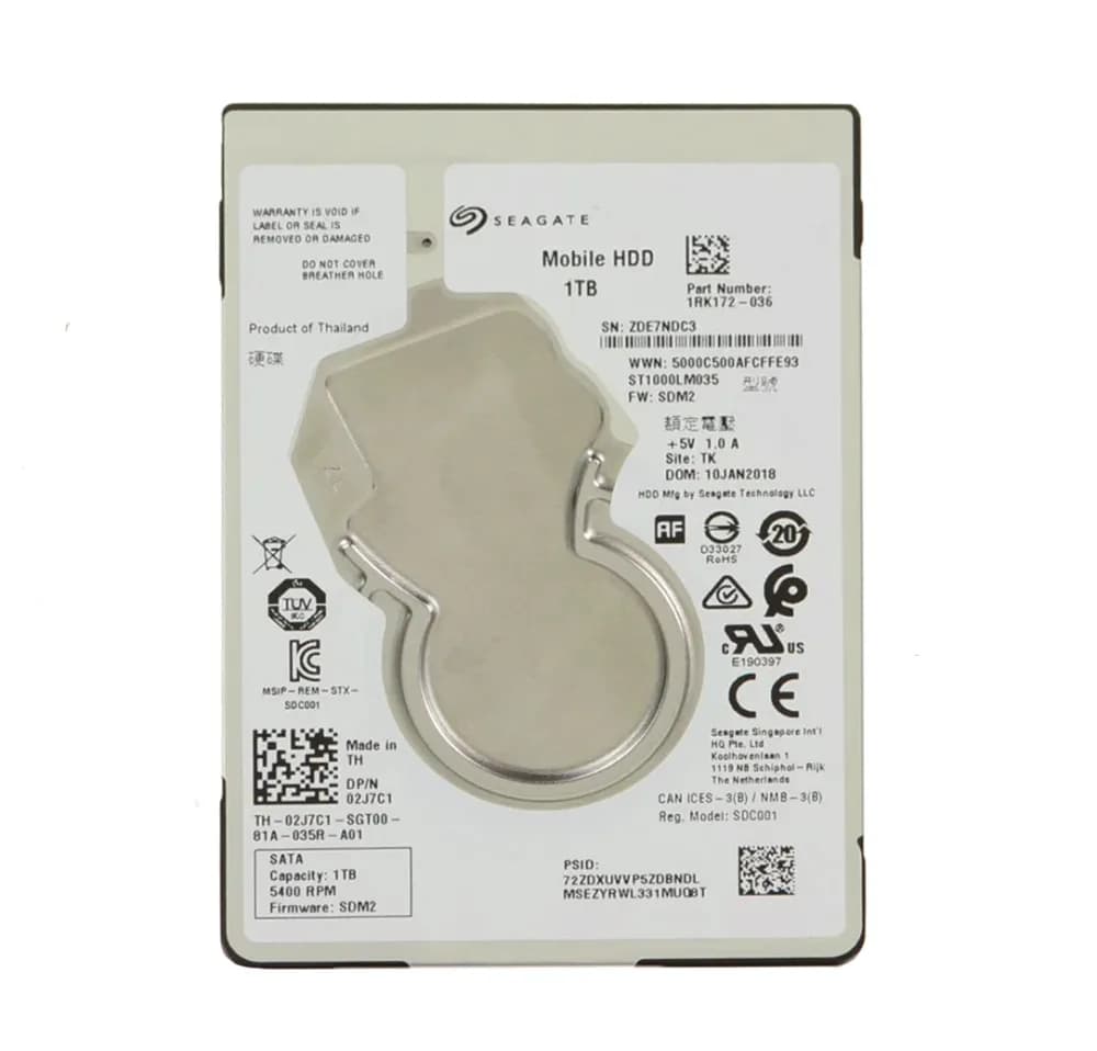 Dell 2J7C1 1TB 6Gb/s SATA