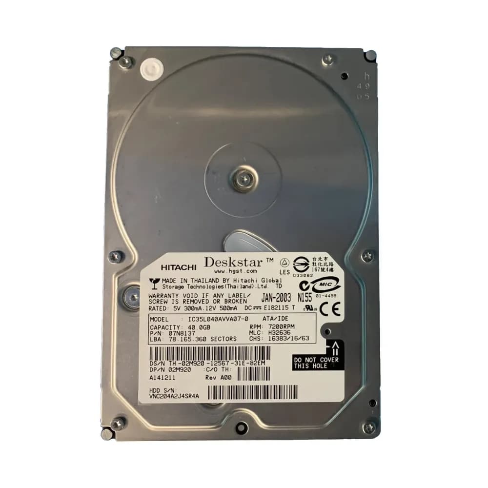 Dell 2M920 40GB IDE Ultra ATA/100 (ATA-6)