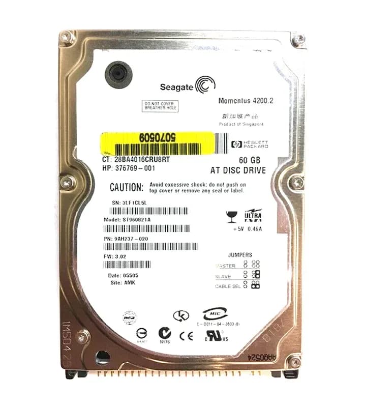 HPE 376769-001 60GB IDE Ultra ATA/100 (ATA-6)