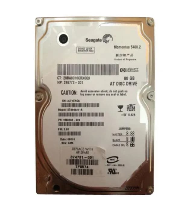 HPE 376773-001 80GB IDE Ultra ATA/100 (ATA-6)