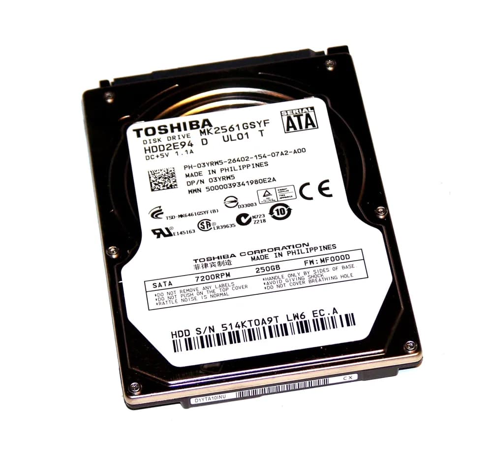 Dell 3YRW5 250GB 3Gb/s SATA