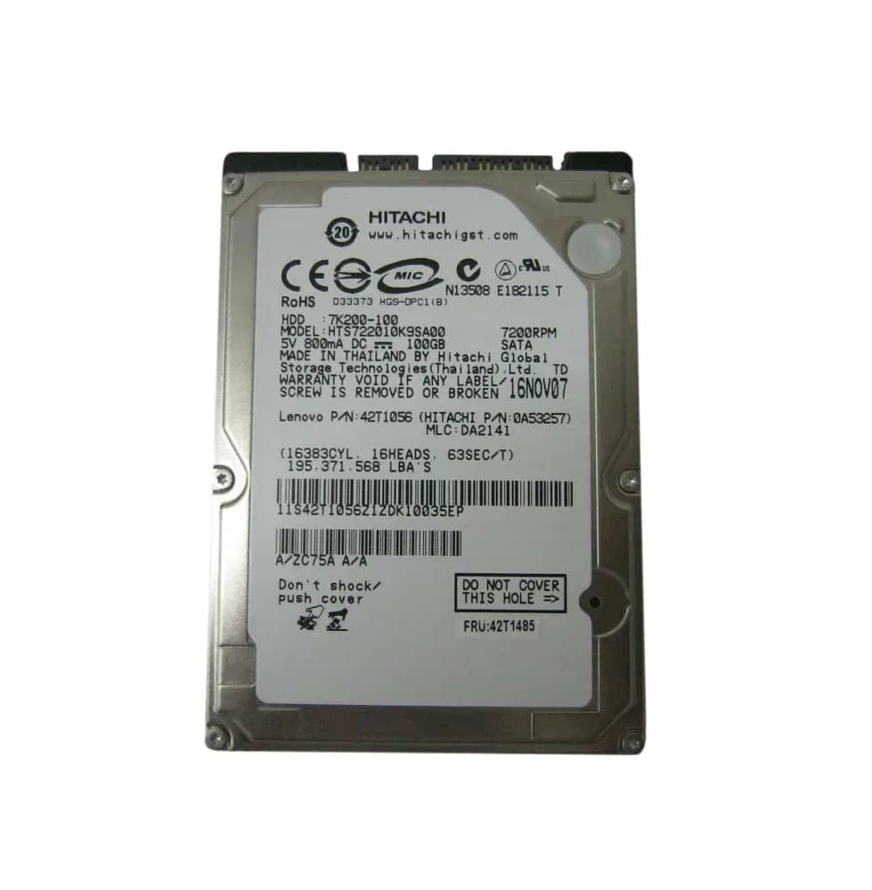 IBM 42T1056 100GB 1.5Gb/s SATA