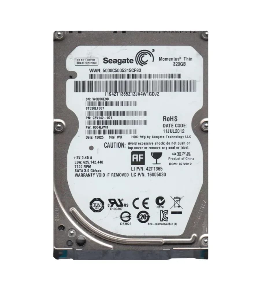 Lenovo 42T1365 320GB 3Gb/s SATA