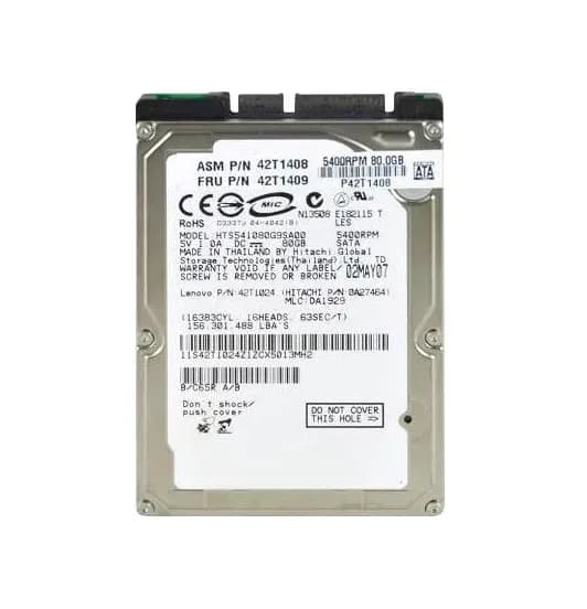 IBM 42T1409 80GB 1.5Gb/s SATA