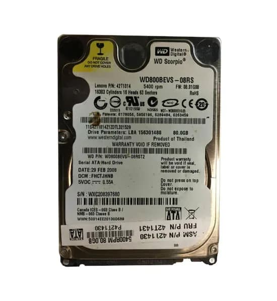 IBM 42T1431 80GB 1.5Gb/s SATA