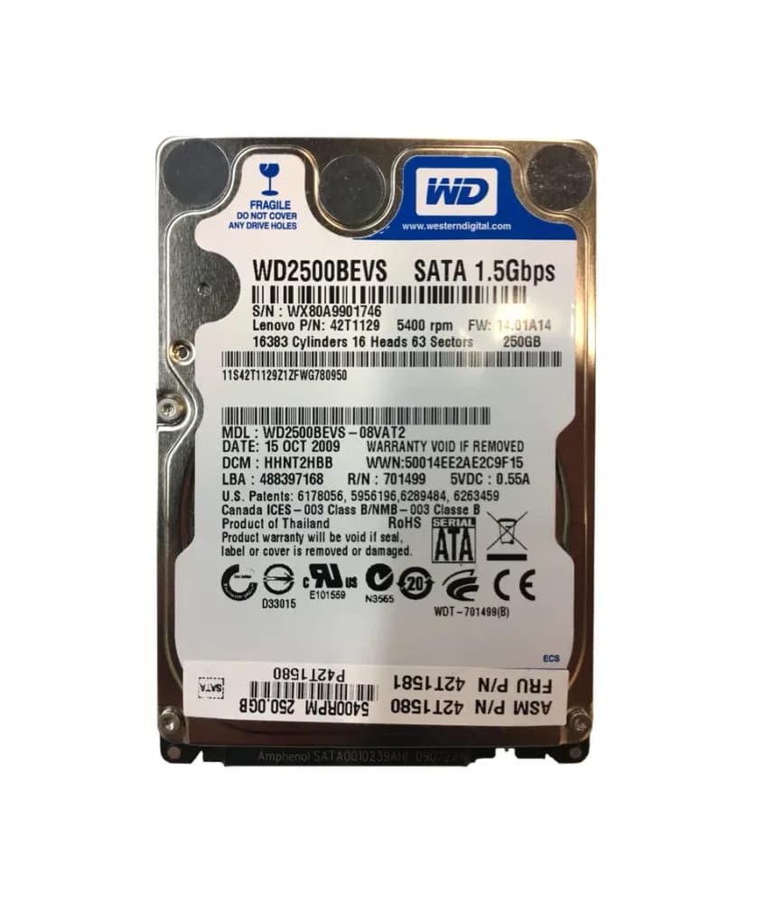 IBM 42T1580 250GB 1.5Gb/s SATA