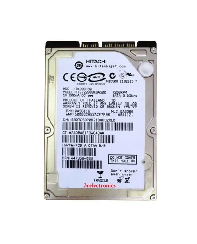 HPE 447358-003 80GB 1.5Gb/s SATA