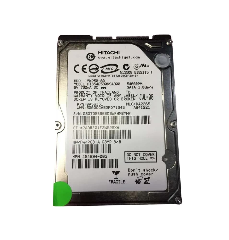 Compaq 454994-003 80GB 1.5Gb/s SATA