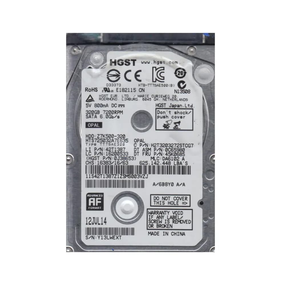 Lenovo 45K0685 320GB 3Gb/s SATA