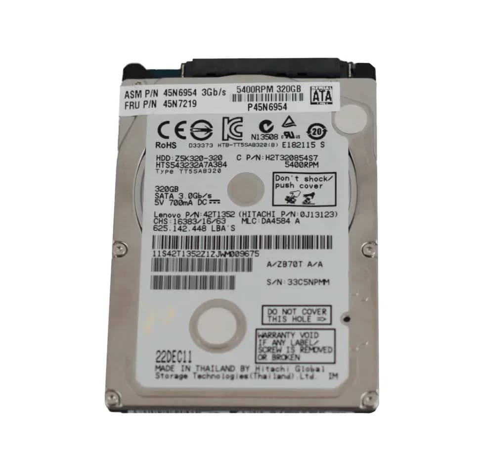 Lenovo 45N6954 320GB 3Gb/s SATA