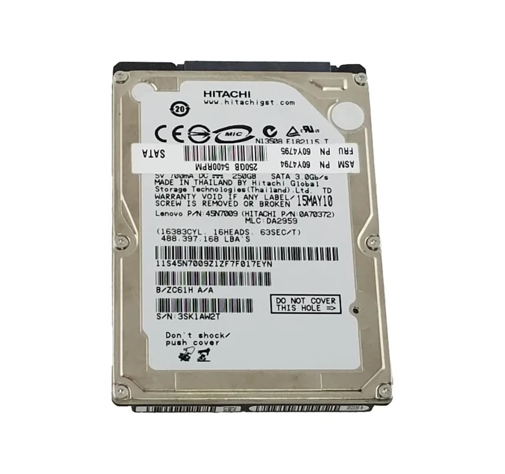 Lenovo 45N7009 250GB 3Gb/s SATA