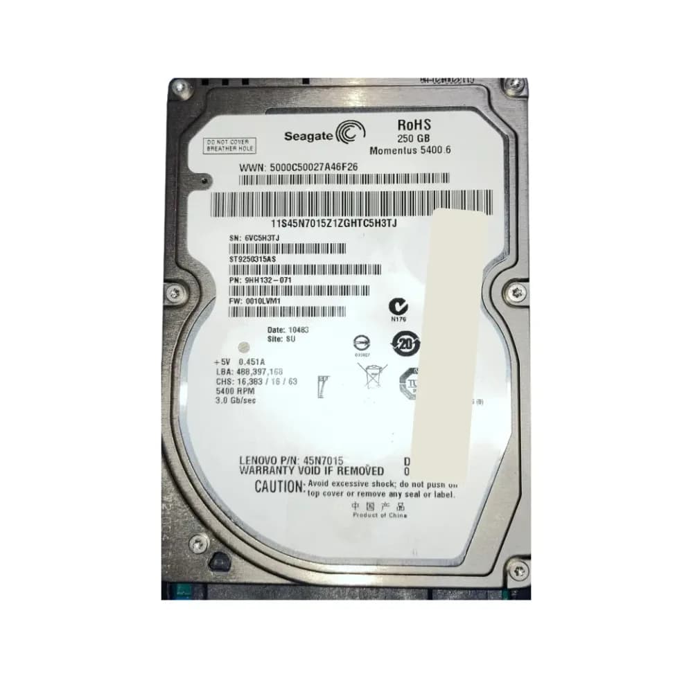 IBM 45N7015 250GB 3Gb/s SATA