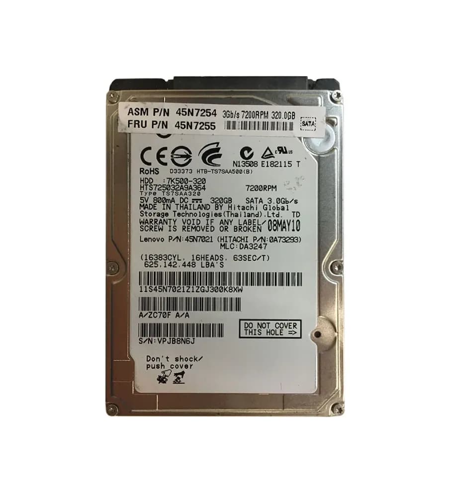 Lenovo 45N7021 320GB 3Gb/s SATA