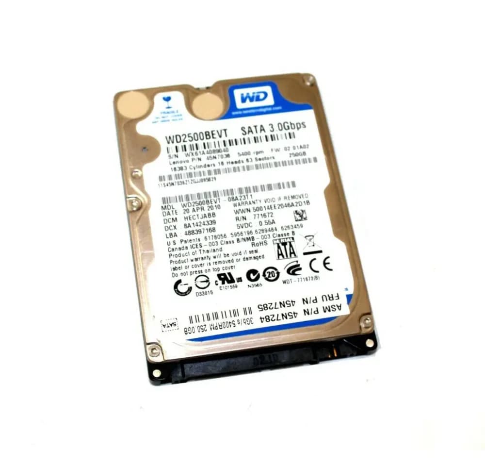 Lenovo 45N7285 250GB 3Gb/s SATA