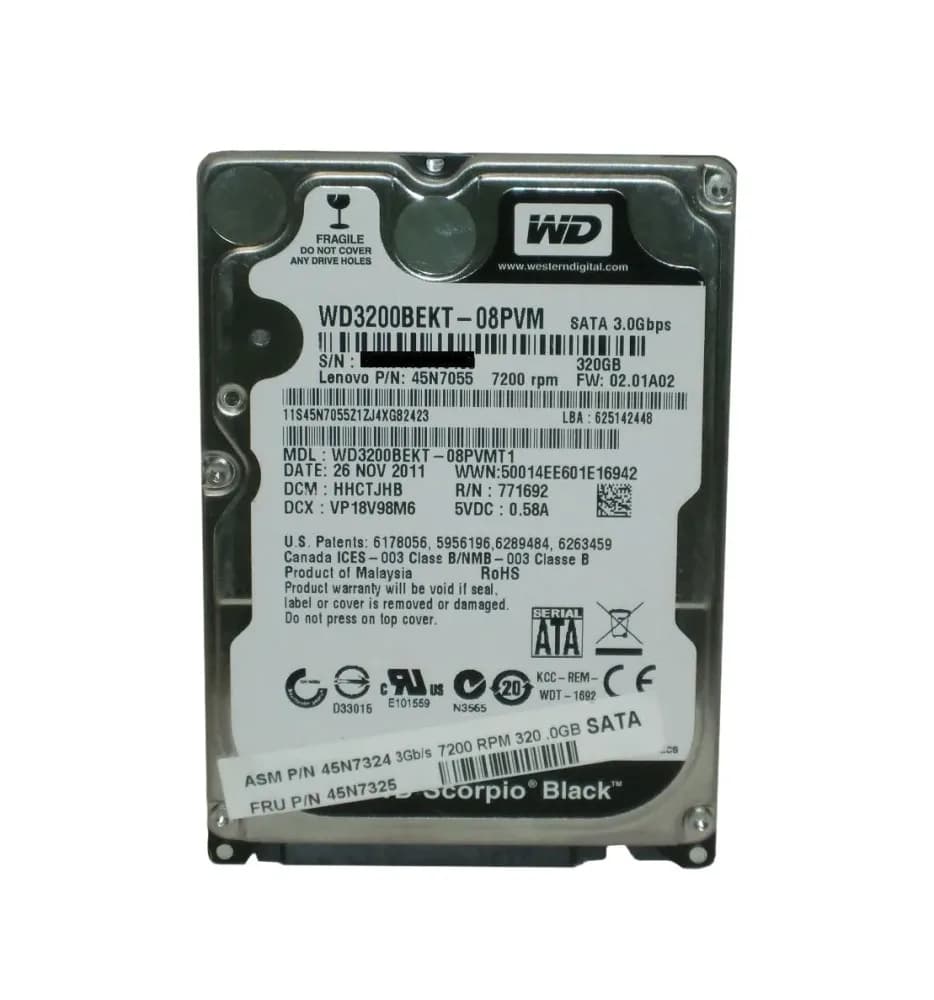 Lenovo 45N7324 320GB 3Gb/s SATA
