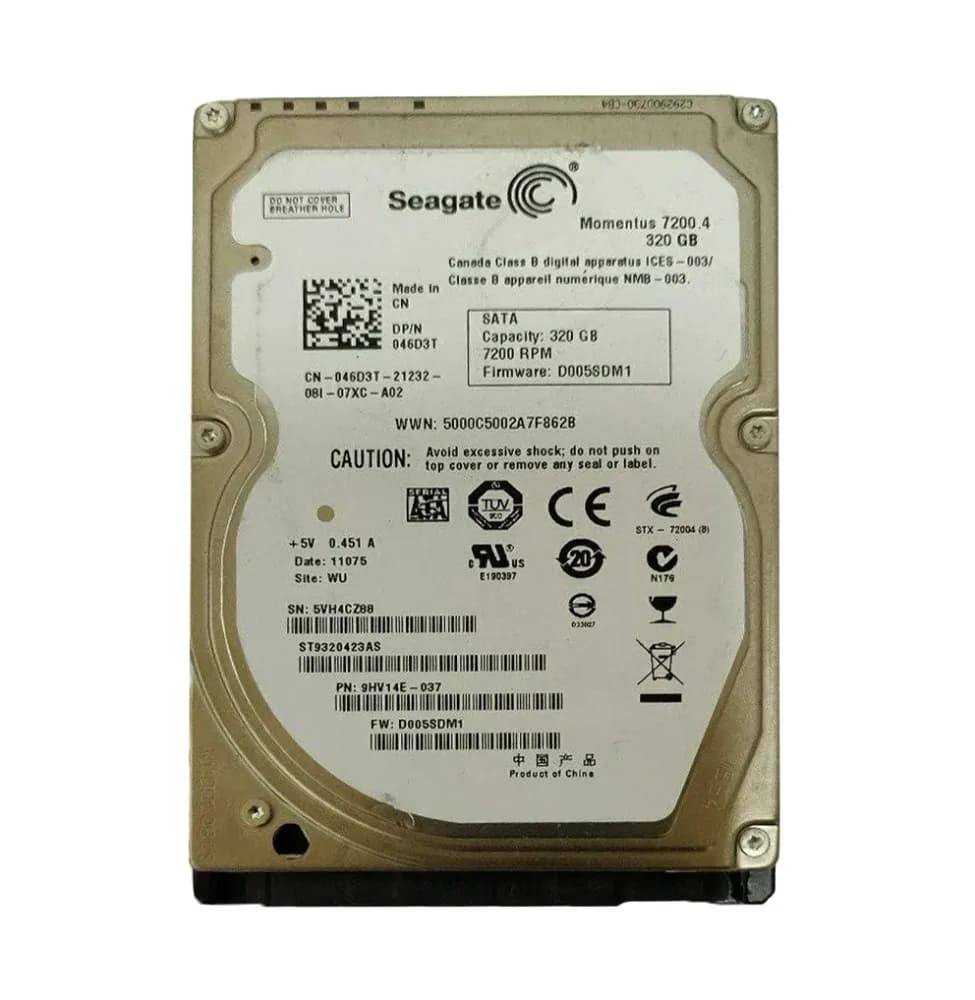 Dell 46D3T 320GB 3Gb/s SATA