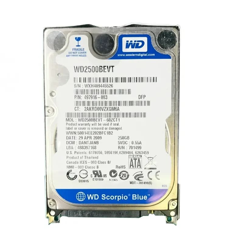 HPE 497916-003 250GB 3Gb/s SATA