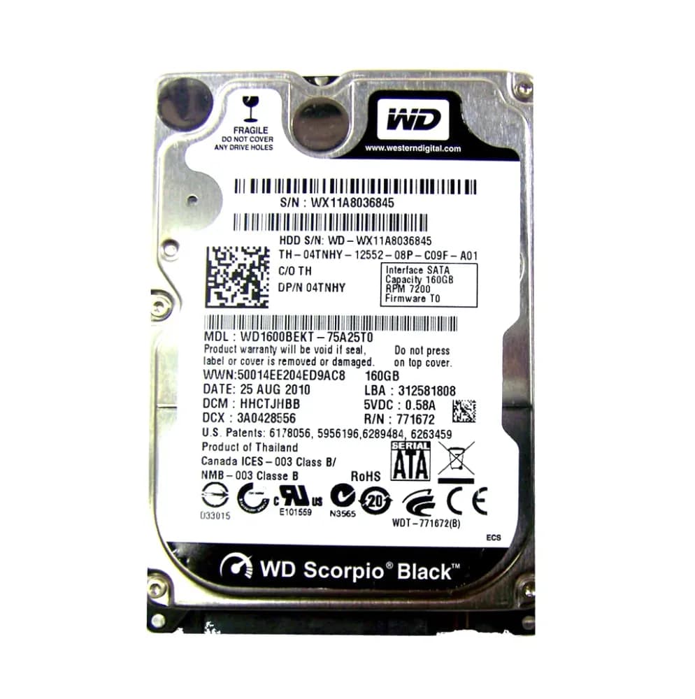 Dell 4TNHY 160GB 3Gb/s SATA