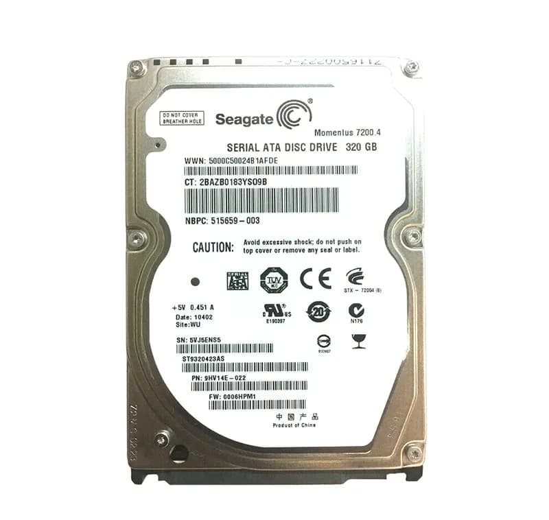 HPE 515659-003 320GB 3Gb/s SATA