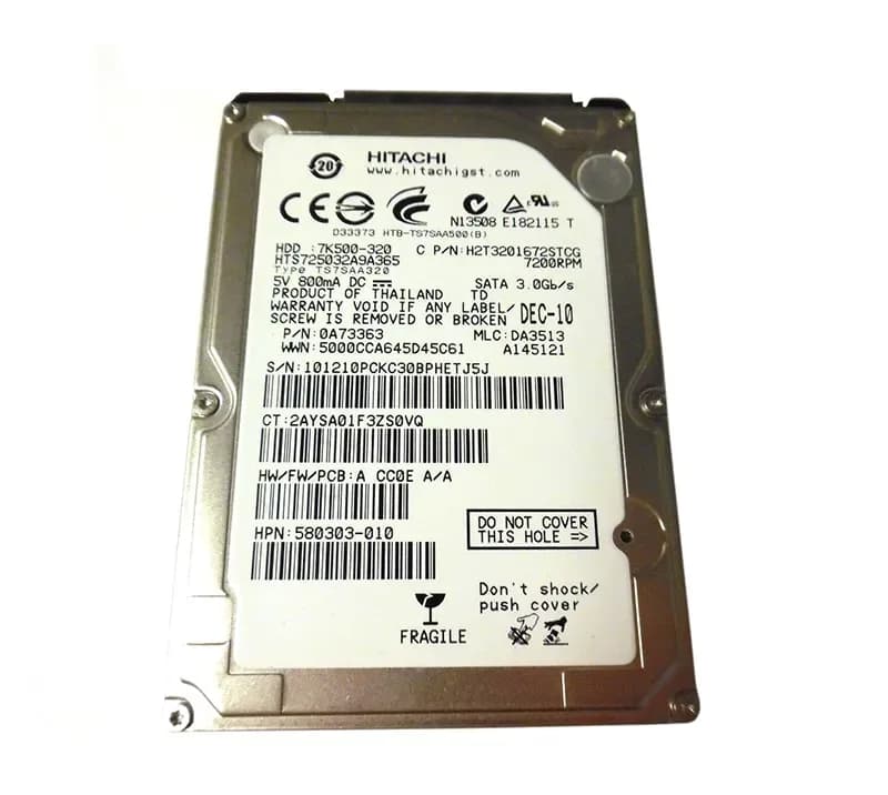 HPE 580303-010 320GB 3Gb/s SATA